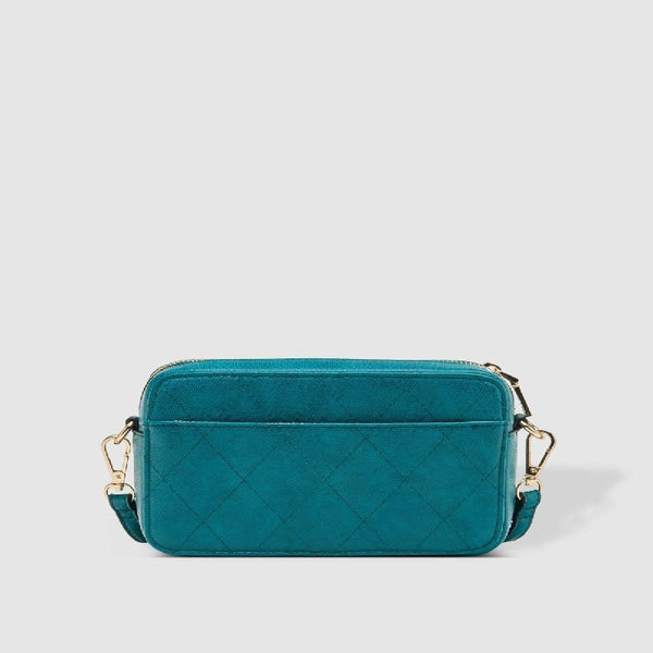 Louenhide - Cassidy Lizard Crossbody Bag - Teal