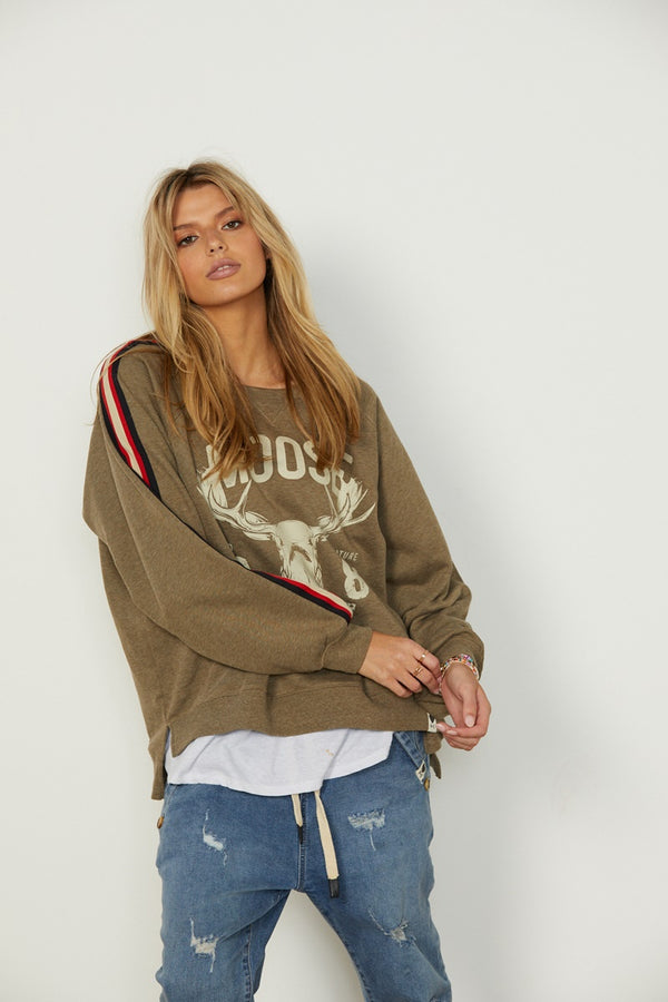 Buy Hammill & Co - Wild Sweat - Khaki online at milk + ginger – Milk ...