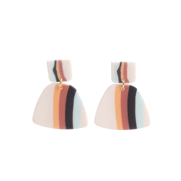 Stilen - Caz Autumn Stripe Earrings