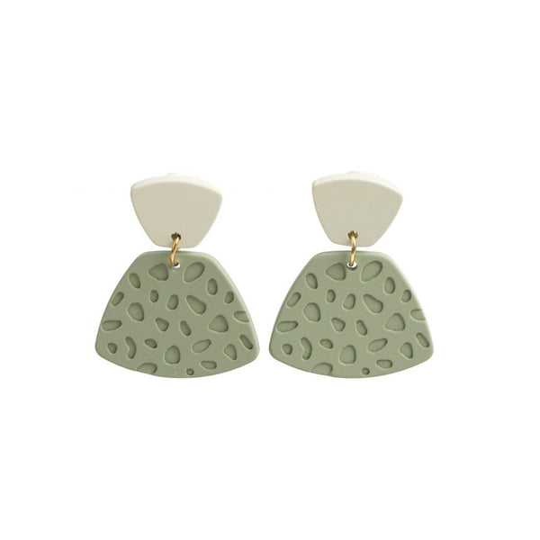 Stilen - Caz Green Drop Earrings