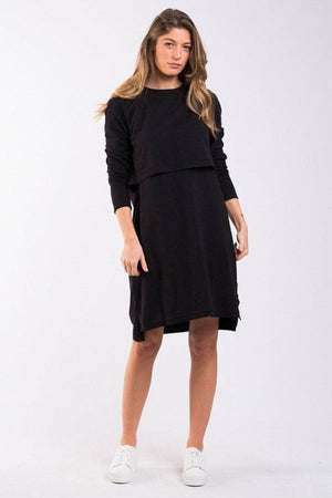 Foxwood - Highline Dress - Black | milk + ginger