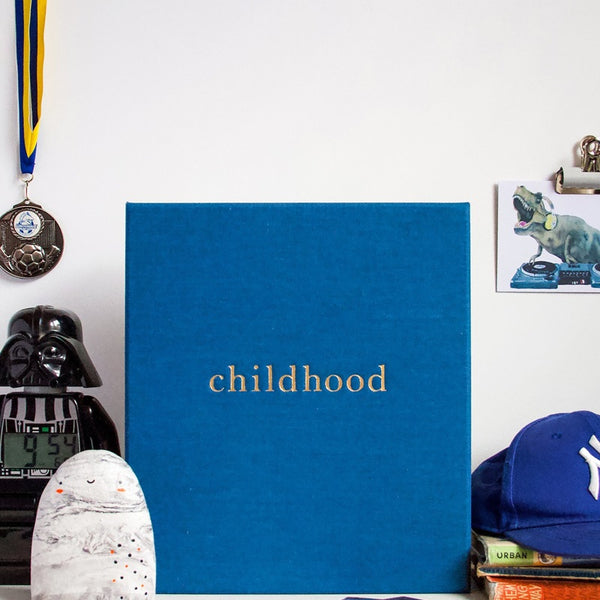 Write to Me - Childhood - Your Childhood Memories - Royal Blue