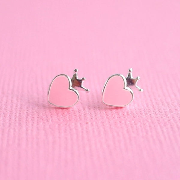 Lauren Hinkley - Pink Crown Earrings