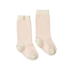 Nature Baby - Organic Cotton Socks - Pink Stripe | milk + ginger
