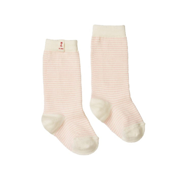 Nature Baby - Organic Cotton Socks - Pink Stripe