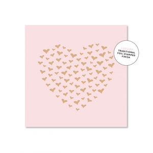 Just Smitten Mini Gift Card - Pastel Heart Cluster | milk + ginger