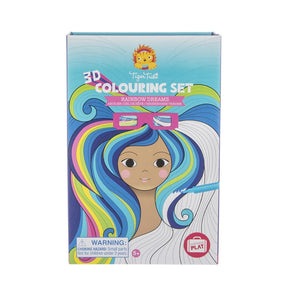 Tiger Tribe - 3D Colouring Set - Rainbow Dreams | milk + ginger