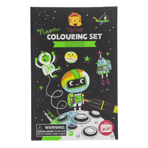 Tiger Tribe - Neon Colouring Set - Space | milk + ginger