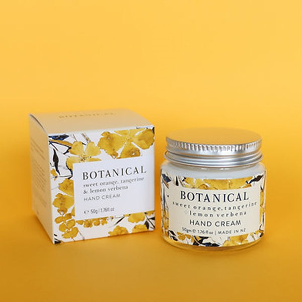 Botanical - Sweet Orange, Tangerine + Lemon Verbena Hand Cream  - 50gm