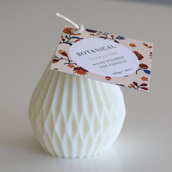 Botanical - Lattice Lantern Soy Candle Honeycomb
