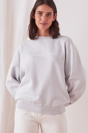 Assembly Label - The Logo Fleece - Seamist | milk + ginger