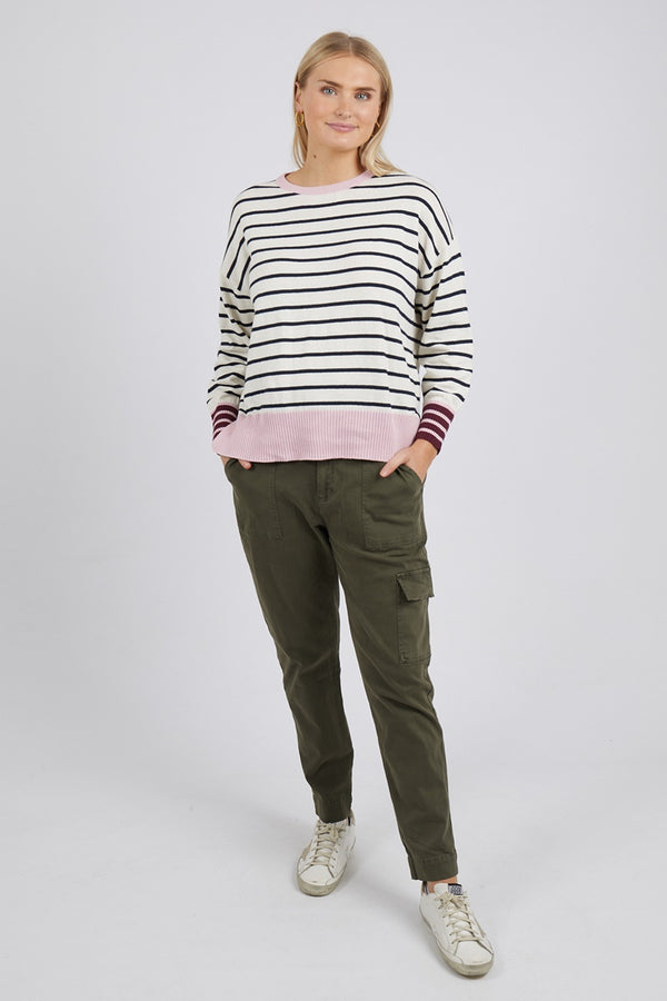 Elm - Abstract Stripe Knit