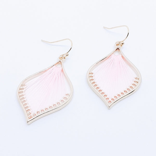Stilen - Harp Earrings - Pink