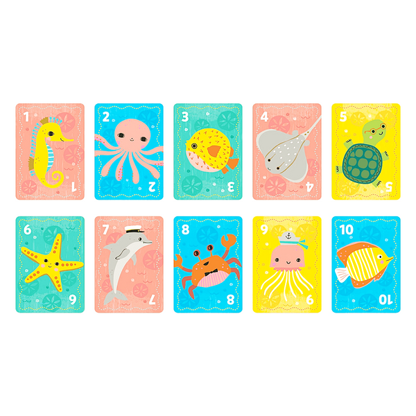 Mudpuppy - Go Fish Under the Sea Playing Cards