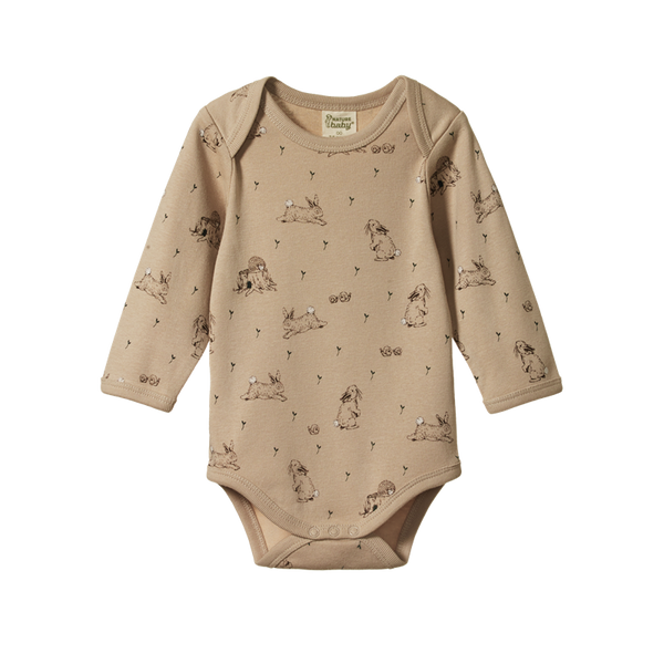 Nature Baby - Long Sleeve Body Suit - Forest Friends