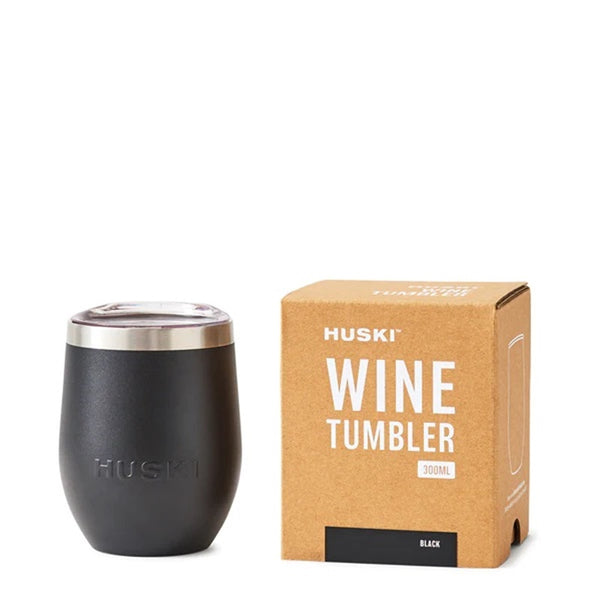 Huski - Wine Tumbler - Black