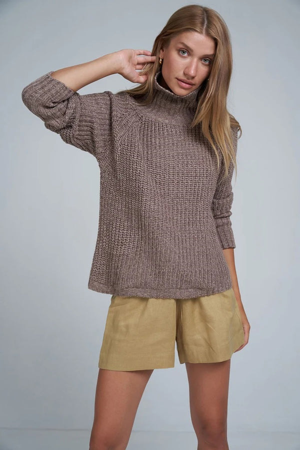 Lilya - Luxemburg Knit - Mocca With Creme