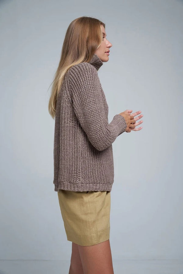 Lilya - Luxemburg Knit - Mocca With Creme