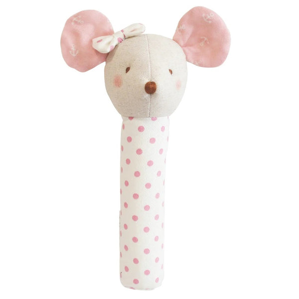 Alimrose - Mouse Squeaker - Berry Pink