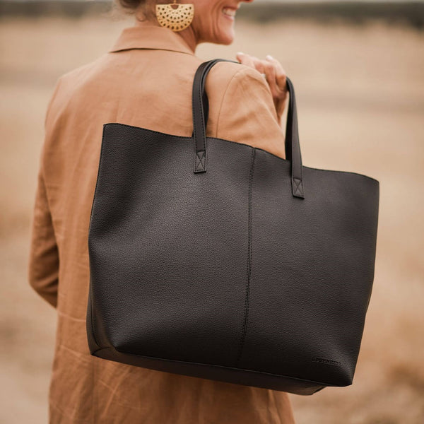 Louenhide - Bowie Tote - Black | milk + ginger