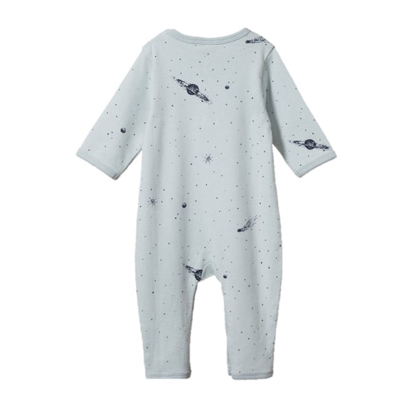 Nature Baby - Henley Pyjama Suit - Galaxy Print