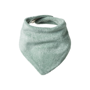 Nature Baby - Terry Triangle Bib - Lagoon | milk + ginger