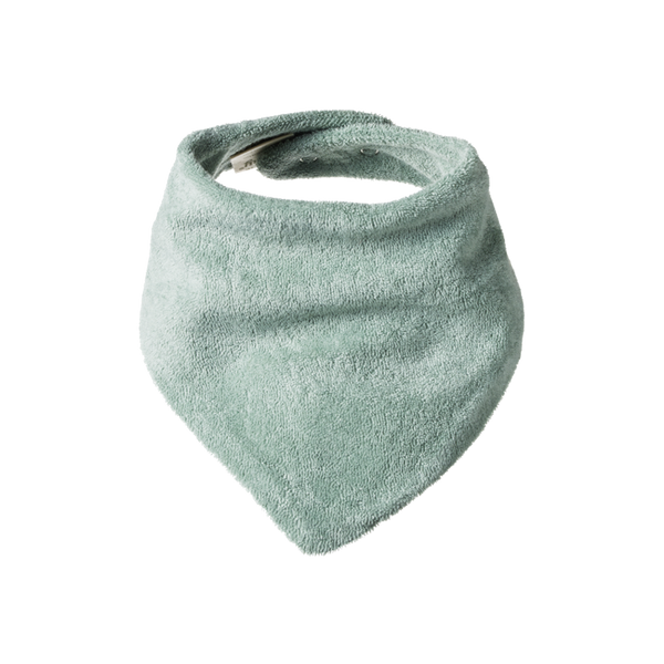 Nature Baby - Terry Triangle Bib - Lagoon | milk + ginger