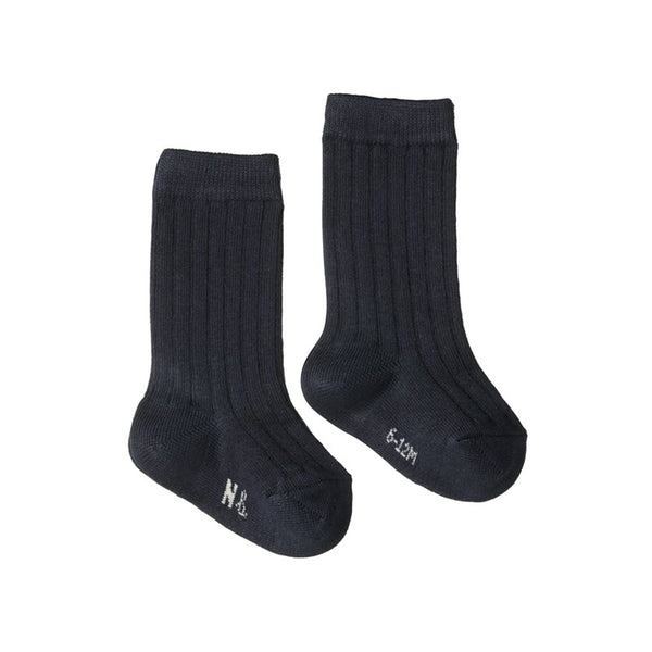 Nature Baby - Organic Cotton Rib Socks - Navy
