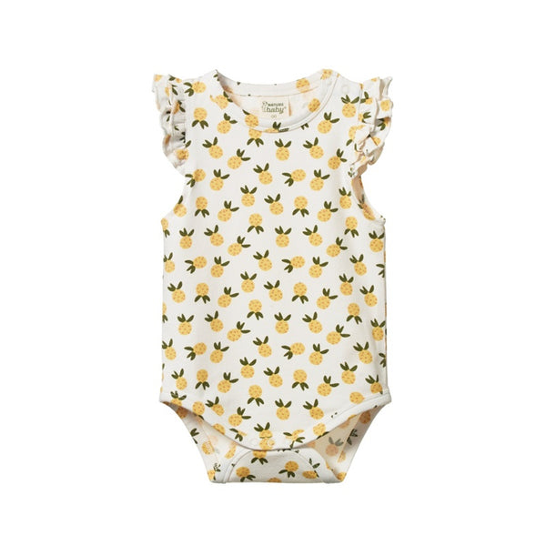 Nature Baby - Fleur Bodysuit - Petite Pineapple