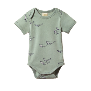 Nature Baby - Short Sleeve Bodysuit - Humpback Whale | milk + ginger
