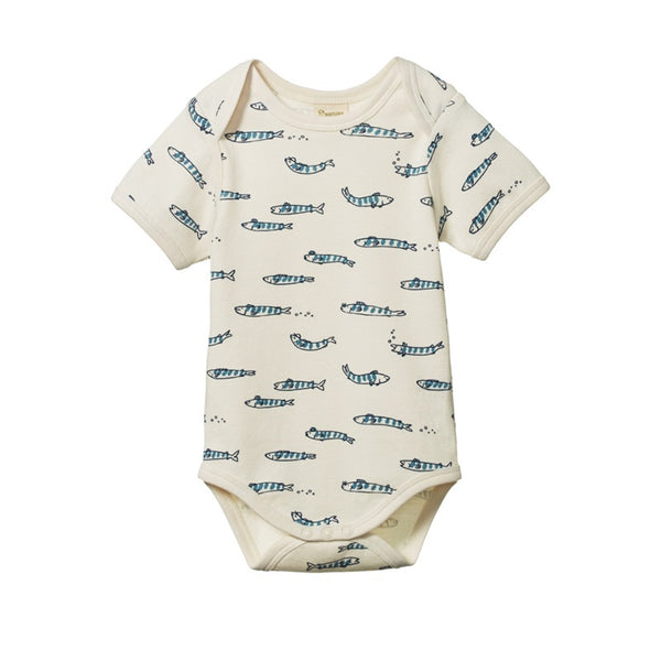 Nature Baby - Short Sleeve Body Suit - South Seas Print