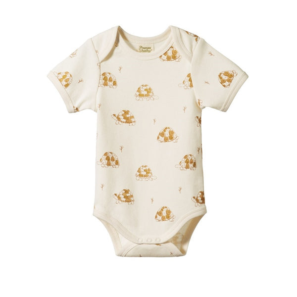 Nature Baby - Short Sleeve Bodysuit - Tortoise
