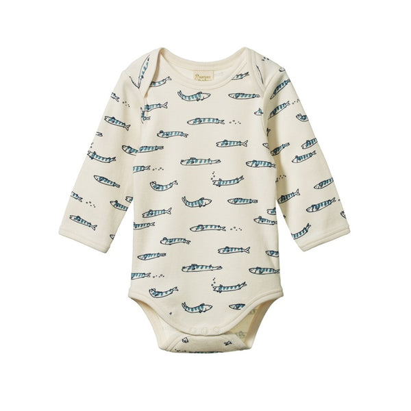 Nature Baby - Long Sleeve Body Suit - South Seas Print