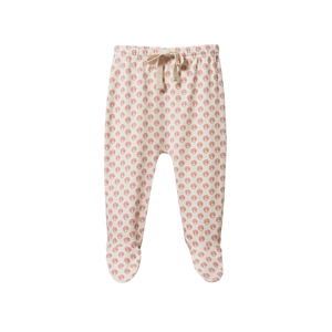Nature Baby - Cotton Footed Rompers - Scallop Shell Print | milk + ginger