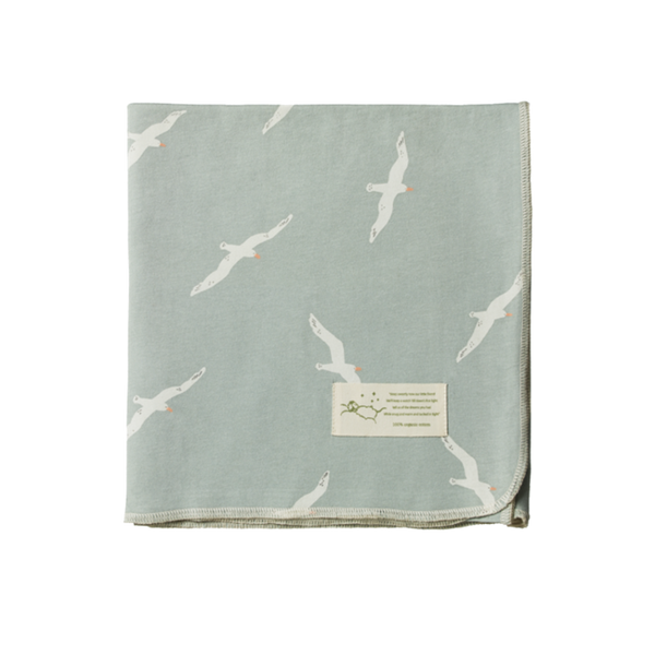 Nature Baby - Cotton Wrap - Flying Albatross | milk + ginger