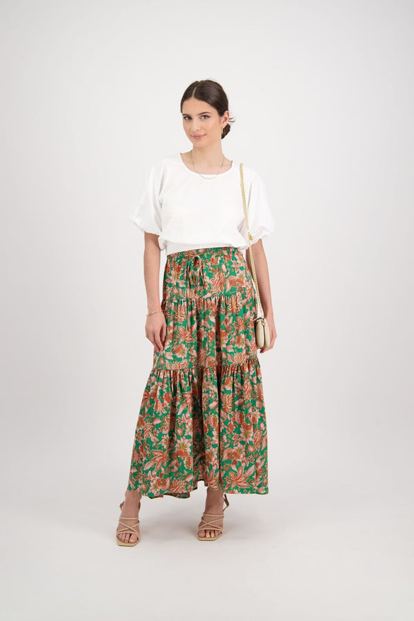 Buy Among The Brave - Sensational Skirt - Green Floral online at milk ...