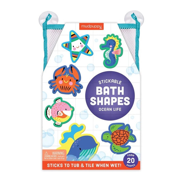 Mudpuppy - Ocean Life Stickable Foam Bath  Shapes