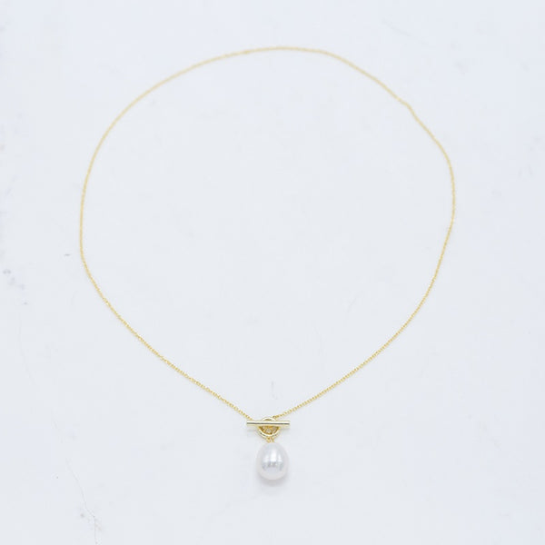 SOPHIE - Pearl Thread Necklace - Gold