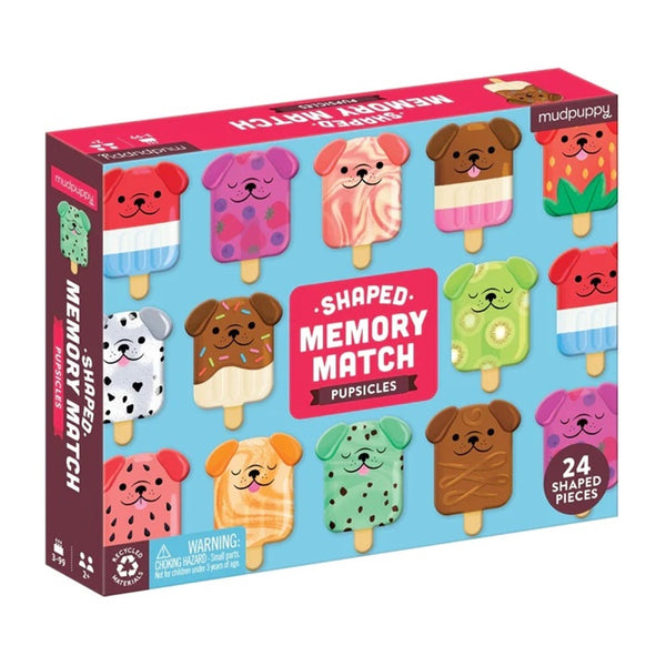 Mudpuppy - Pupsicles Shaped Memory Match