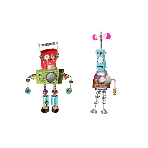 Mudpuppy - Robots Magnetic Set