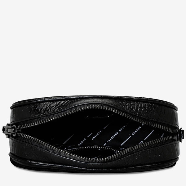 Status Anxiety - Plunder with Webbed Strap - Black Croc