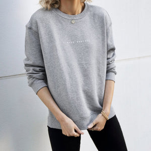 Status Anxiety - Good Intentions Crew - Grey | milk + ginger