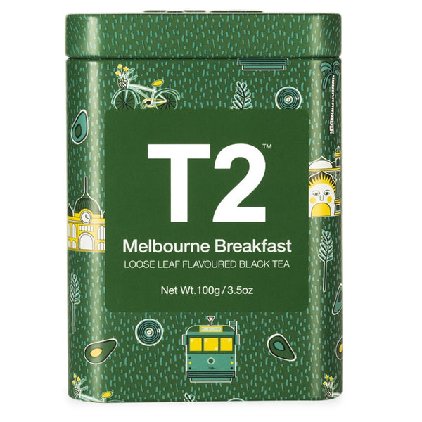 T2 Tea - Melbourne Breakfast Loose Leaf Icon Tin - 100g