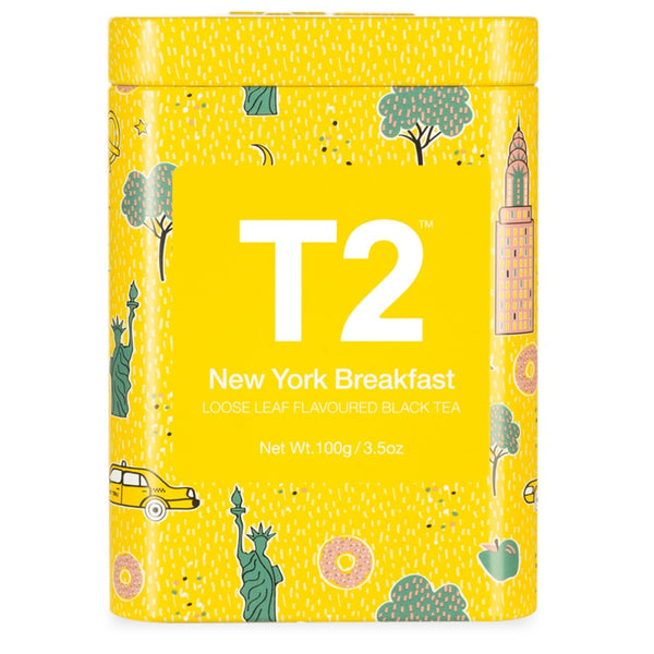 T2 Tea - New York Breakfast Loose Leaf Icon Tin - 100g