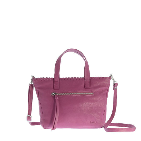 Gabee - Teah Leather Mini Tote - Fuschia