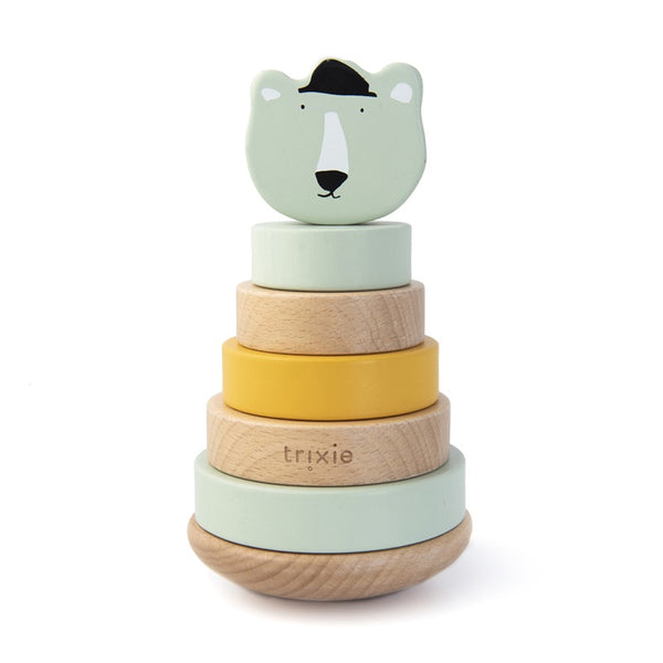 Trixie - Wooden stacking toy - Mr. Polar Bear