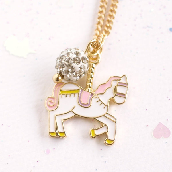Lauren Hinkley - Carousel Horse Gold Necklace