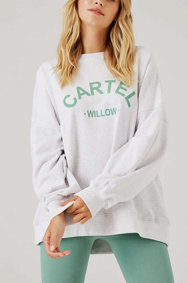 Cartel & Willow - Piper Sweater - Grey Marle