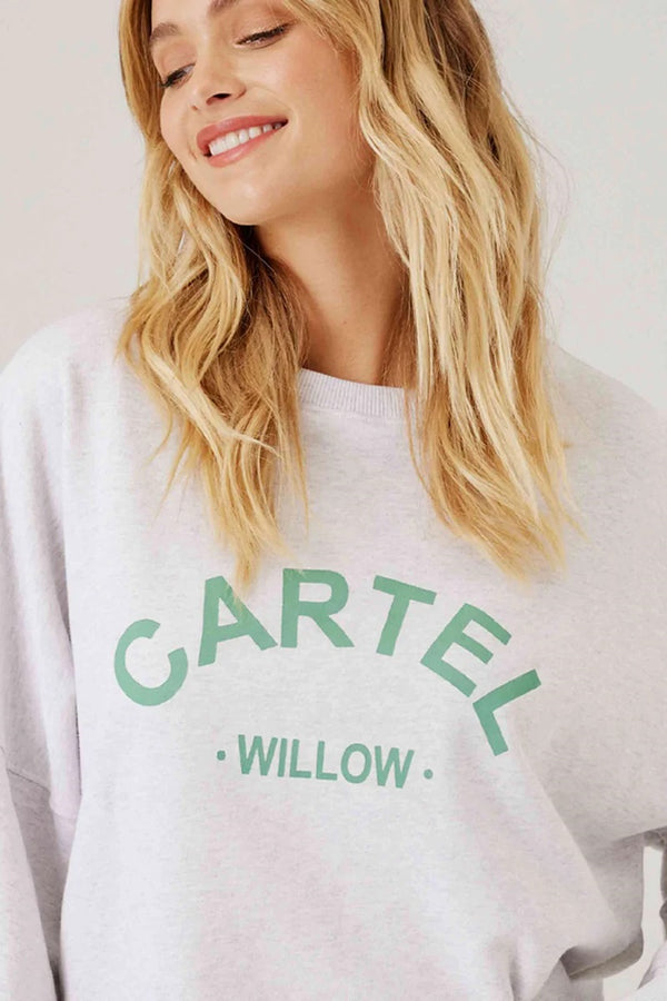 Cartel & Willow - Piper Sweater - Grey Marle